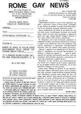 Lettera di Massimo Consoli al Ministro dell’Interno Antonio Gava e al Capo della Polizia Vincenzo Parisi