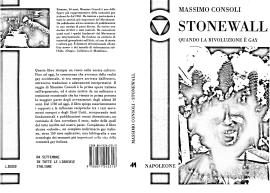Fotocopia della copertina del Libro “Stonewall (Quando la rivoluzione è gay)”